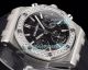 Swiss Replica Audemars Piguet Royal Oak Black Chronograph Ladies 37MM Watch (3)_th.jpg